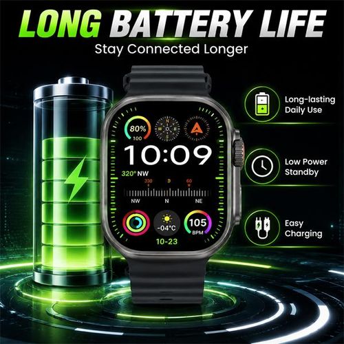 Litglobe 12 Series Ultra Pro Max Bluetooth Call Smart Watch 49mm 2.3" OLED Full Touch Sports Watch For Android iOS - image 4