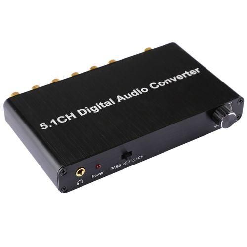 Shop Generic 5.1CH Digital Audio Decoder Converter With Optical Toslink ...