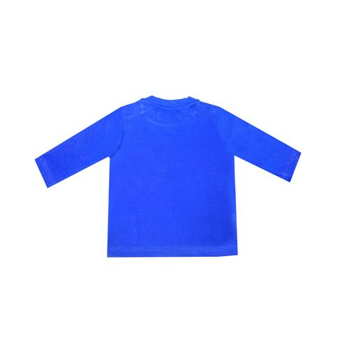 product_image_name-Bpc-Kids 3/4 Sleeve Round Neck Top - Blue-2