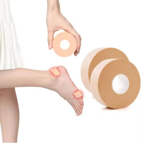 product_image_name-Generic-2.5CM*5M Silicone Gel Blister Bandages - Heel Protector Tape for Foot, Hand & Toe, Shoe Friction Relief, Blister Prevention-1