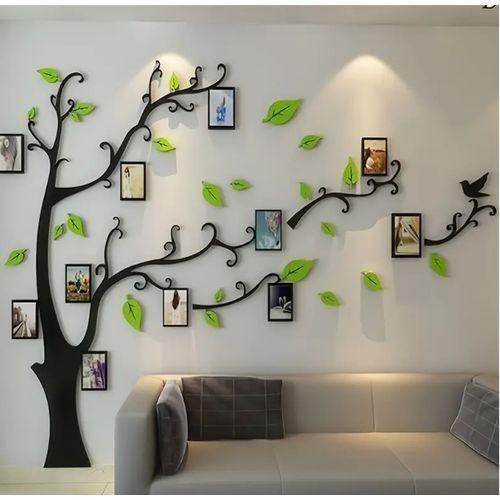 Generic 3D Tree Wall Stickers, DIY Photo Frame Stickers, Decorative Wall Art - image 3