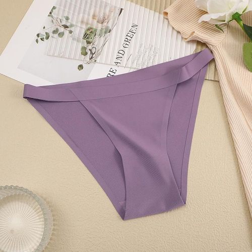 Shop Fashion FINETOO Women's Seamless Panty Elastic Band Cotton Bikini  Underwear Online