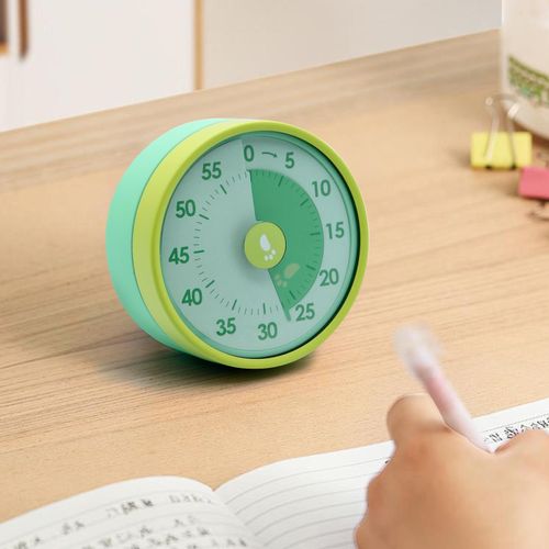Generic Visual Timer 60 Minutes, Countdown Time Timer, Mechanical Wind-Up, Magnetic Kitchen Timer for Baking, Gym, School - image 5
