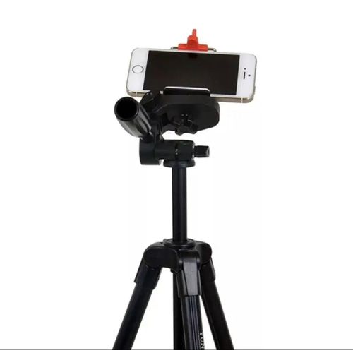 Generic VCT 5208 Mobile Phone Tripod with Bluetooth Shutter Remote – Adjustable Camera Stand for Smartphones - Black - image 5