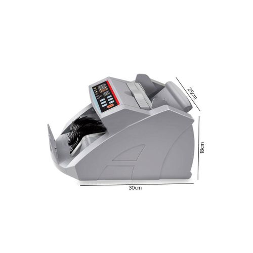 product_image_name-Generic-Money Counter Machine - 900 Bills/Min Built-In LED Display & External LED Display - Grey-4