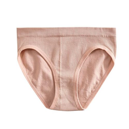 Shop Generic Women High Waisted Panties Ribbed Cotton Seamless Breathable  Lingerie Moisture-Wicking Underwear Female Underpants Online
