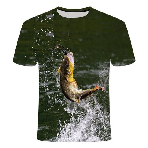 Cheap Summer Newest Outdoor Fishing Shirt 3d Printed Fishing T