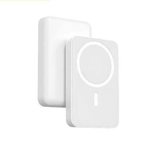 product_image_name-Generic-Magnetic Wireless Battery Pack - 5000mAh Portable Power Bank - Compatible with iPhone 12/13/14/15/16 - White-1