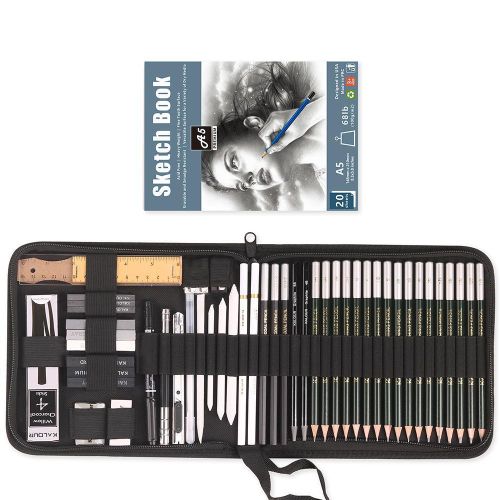 Generic 39-Piece Professional Drawing Pencil and Sketching Set - image 2