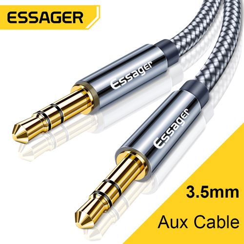 Jack 3.5mm Aux Cable Male to Male 3.5mm Audio Cable Jack for JBL Xiaomi  Oneplus Headphones Speaker Cable Car Aux Cord