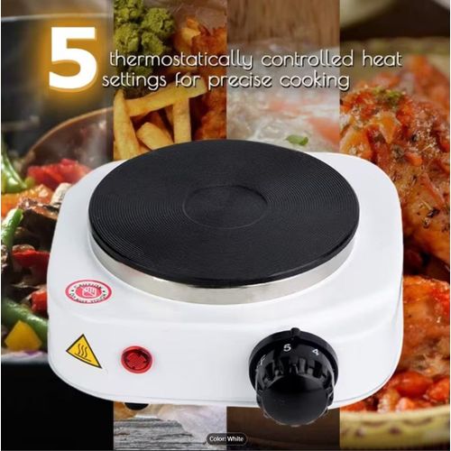 product_image_name-LICUE-Tabletop Electric Stove-1000W,Electric Stove, Small Electric Tea Stove, Suitable for Various Pots, Portable, Multi-Level Adjustable, Black Square Round, Easy to Clean-1