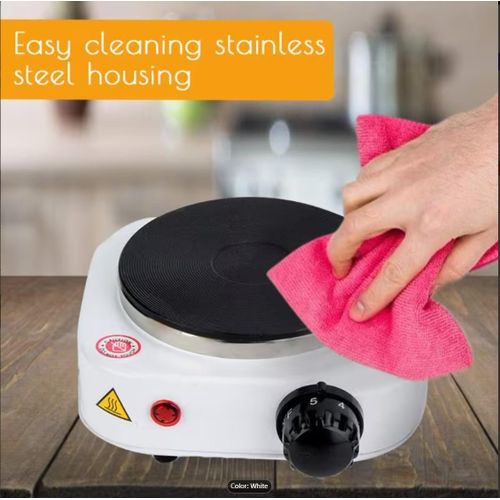 product_image_name-LICUE-Tabletop Electric Stove-1000W,Electric Stove, Small Electric Tea Stove, Suitable for Various Pots, Portable, Multi-Level Adjustable, Black Square Round, Easy to Clean-8