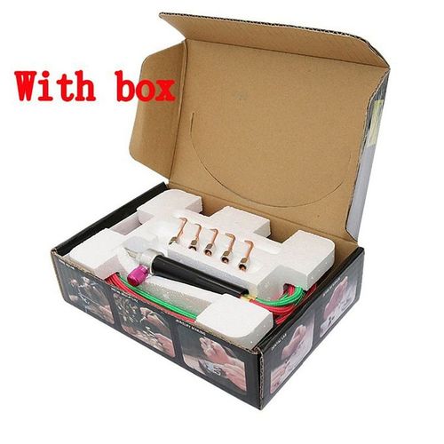 product_image_name-Generic-Gas Torch Oxygen Welding Soldering Gun Acetylene For Platinum Metal Red & Green-2