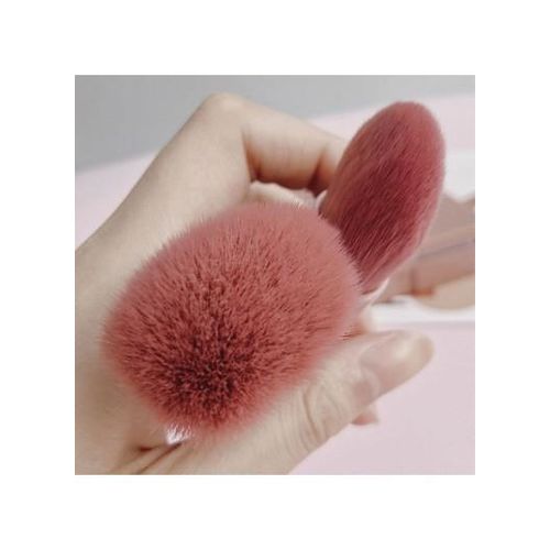 Generic 5Pcs Makeup Brush Soft Bristles Foundation Eyeshadow Lip Brushes Kit With Makeup Mirror Box - Red - image 5