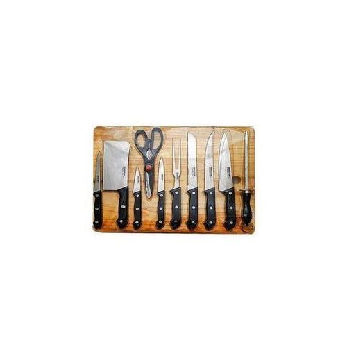 product_image_name-Generic-11 Piece Knife Set with Wooden Chopping Board Set -1