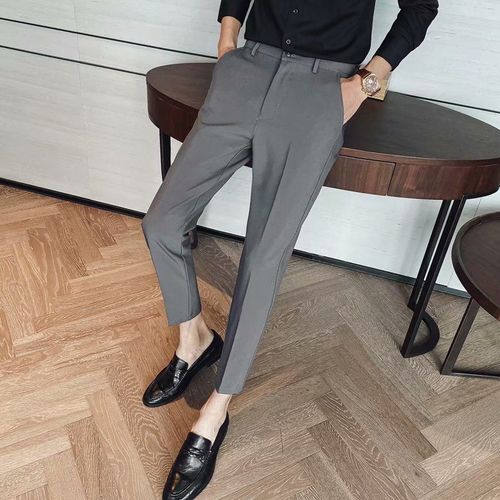 Skinny Crop Suit Trousers | boohoo