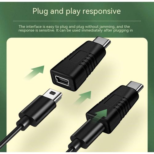 Generic MINI to TYPE-C Mini to Type-C Male Converter USB Charging Data Adapter - image 5
