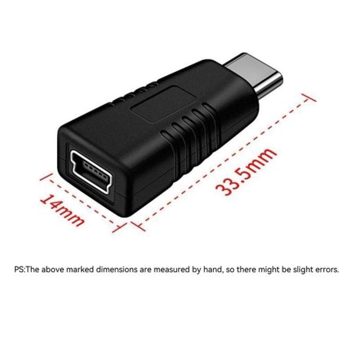 Generic MINI to TYPE-C Mini to Type-C Male Converter USB Charging Data Adapter - image 7