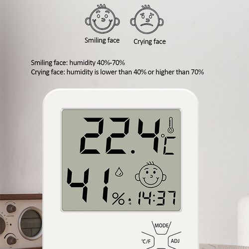 Shop Generic Digital Temperature Humidity Clock Big LCD Electronic