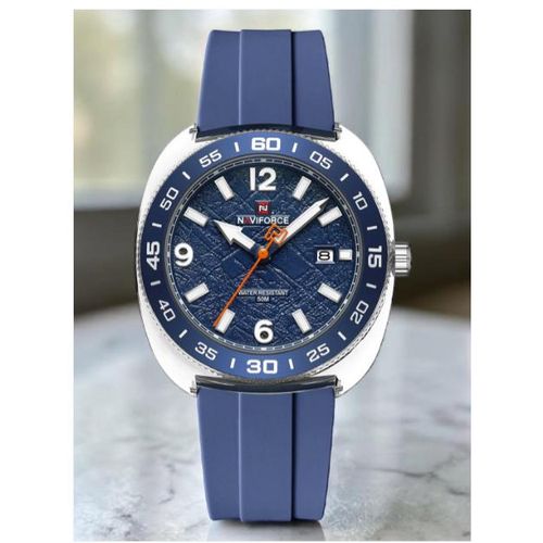 Naviforce Analog Silicone Strap Blue - NF7132