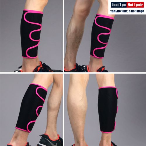 Shop Generic 1PCS Sports Calf Brace Calf Compression Sleeve Shin Splint  Support for Calf Pain Relief Strain Sprain Running Tennis Leg Injury-Rose  Red-1 Piece Online