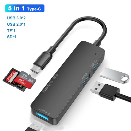 Shop Generic USB C Hub Mac Dongle Adapter Type-C Docking Station USB-C ...