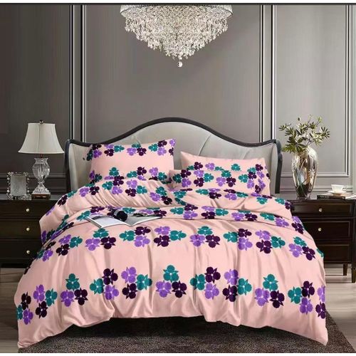 product_image_name-Spice Bedsheets-Kingsize 2 Different Bedsheets 5 Pillow Cases-Pink-1