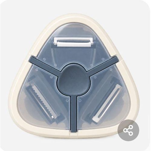 AD 3 in 1 Rotary Vegetable Peeler - Multicolour - image 2