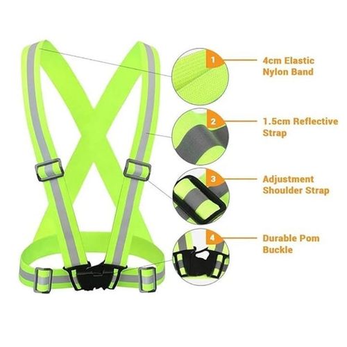 product_image_name-A Design-Reflective Sport Vest for Outdoor Sporting - Green-2