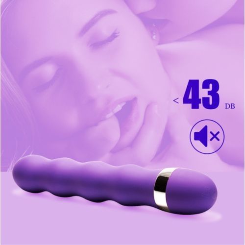 Generic SAI Multi-speed G-spot vaginal vibrator for men women-purple - image 2