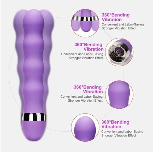 Generic SAI Multi-speed G-spot vaginal vibrator for men women-purple - image 3