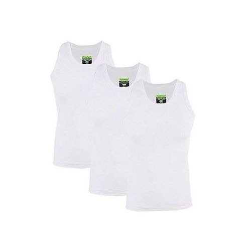 product_image_name-Yarrison-Men's  3-in-1 White Cotton Singlets - Breathable Undershirt Set-1