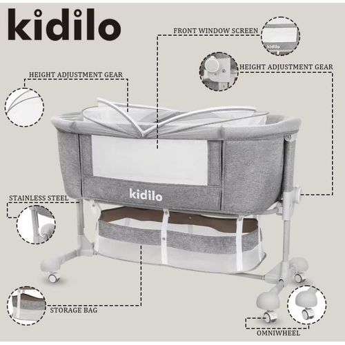 Kidilo Multi Baby Bedside Bassinet - image 3