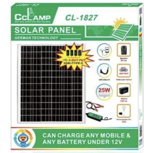 Generic Solar Panel CL-1827 25W 12V - image 2