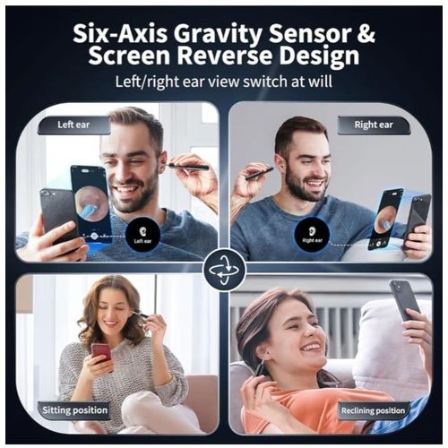 Generic Wireless Ear Endoscope Earwax Removal Tool with 1080P Camera and 6 LED Lights - Smart Visual Ear Cleaner with Six-Axis Gravity Sensor for iOS and Android - image 4