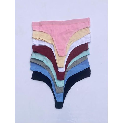 product_image_name-White Label-10 Pieces Of Ladies Panties Set - Multicolor-2