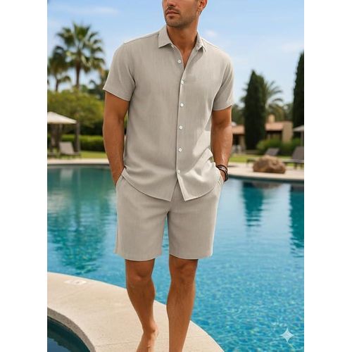 product_image_name-COOFENRISY-2 Piece Short Sleeve Shirts and Shorts-1