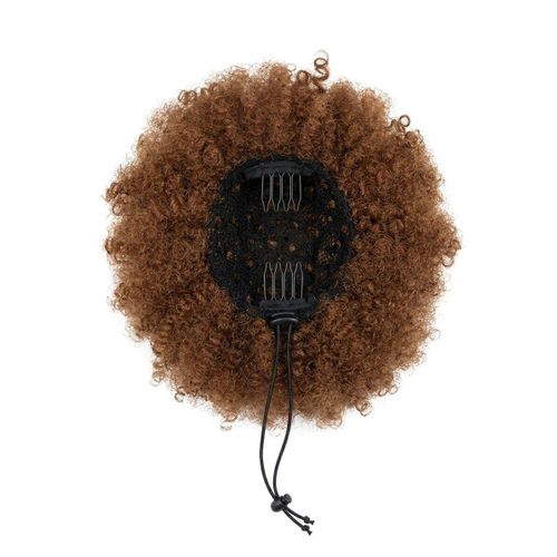 Generic Women/Girls Afro ponytail with drawstring net- light brown - Brown - image 2