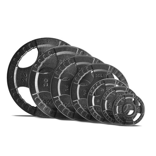 Generic Body-Solid Olympic Iron Plates    - Black