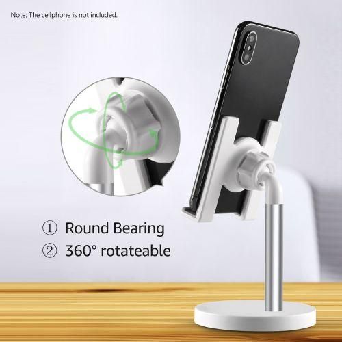Generic Aluminum Alloy Phone Stand For Desk / Bed Compatible - image 6