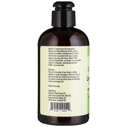 product_image_name-Sunny Isle-Jamaican Black Castor Oil Lemongrass Massage and Aromatherapy Oil-236ml-2