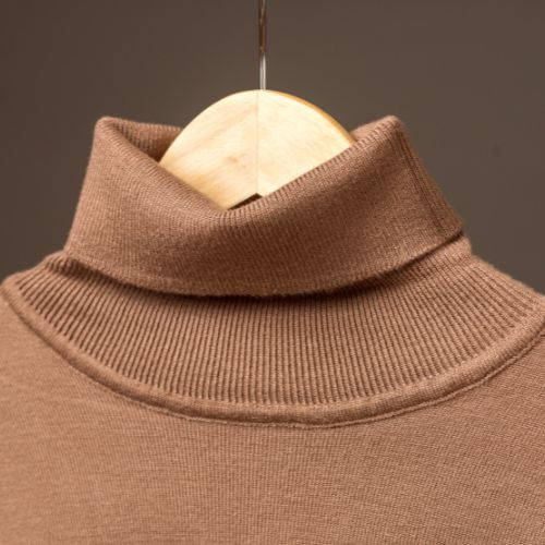 product_image_name-Generic-Classic Unisex High-Quality Turtleneck– DM Brown-3