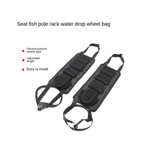 Shop 915 Generation 2Pcs Fishing Rod Holder for Car Backseat Portable  Fishing Pole Tie Straps Rack Universal Bracket Fishing Tools Online