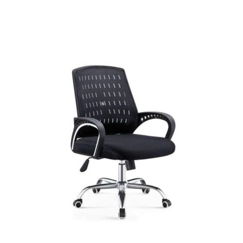 product_image_name-Generic-Swivel Executive Office Mesh Chair - Black -2