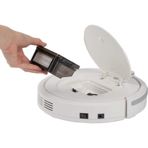 product_image_name-PROFI CARE- PC-BSR 3042 Powerful and Silent Bagless Robot Vacuum Cleaner 1500 mAh - White-3