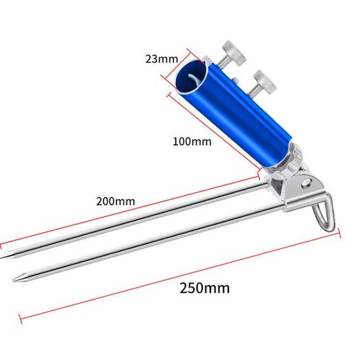 Shop Generic Adjustable Fishing Pole Holder Universal Foldable Bracket  Stand Support For Sea Lake Fishing Rod Chair Box Equipment Accessories  Online