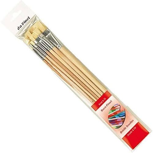 Da Vinci Multi-Pack Artist Paintbrush Set - Brown