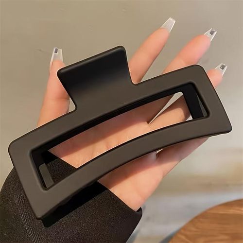 None 2 Pcs Strong Hold Matte Hair Claw Clips for Thick Hair - image 5