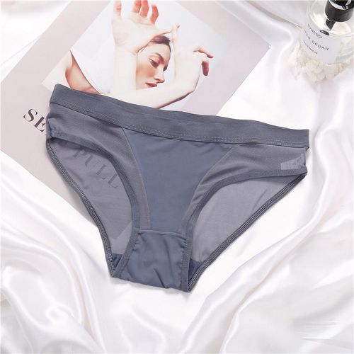 Shop Fashion Allofme Women Sexy Mesh Panties Pure Cotton Underwear  Breathable and Comfortable Underpants M-XXL Online