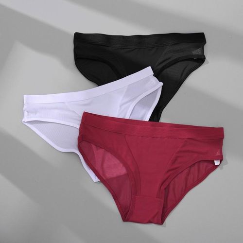 Shop Fashion Allofme Women Sexy Mesh Panties Pure Cotton Underwear  Breathable and Comfortable Underpants M-XXL Online